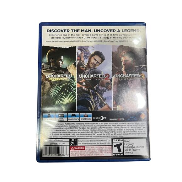 Playstation 4 Uncharted Video Game (18680) - Picture 2 of 2